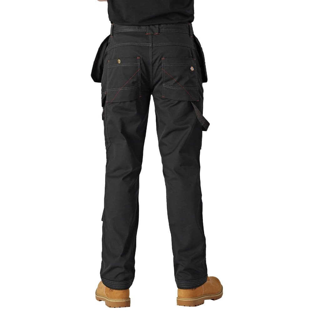 Dickies Redhawk Pro Polyester Men's Black Outdoor Trousers - 38
