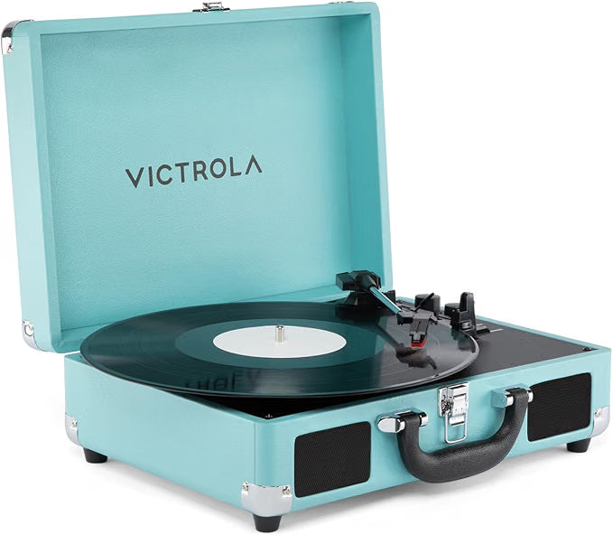 Victrola Journey II - Bluetooth Suitcase Record Player - Turquoise