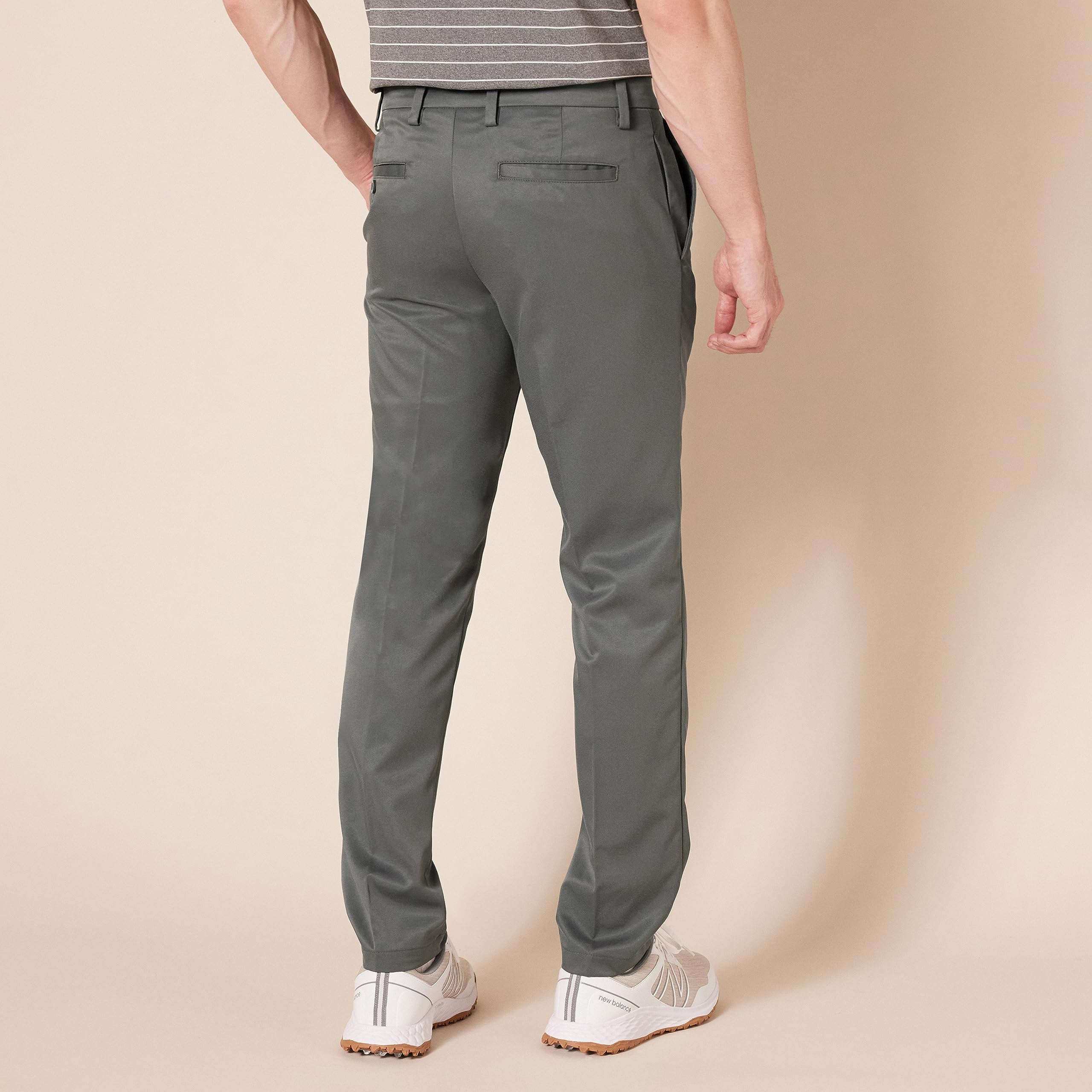 Men's Essentials Slim-Fit Stretch Golf Pant, Grey, 31W x 29L