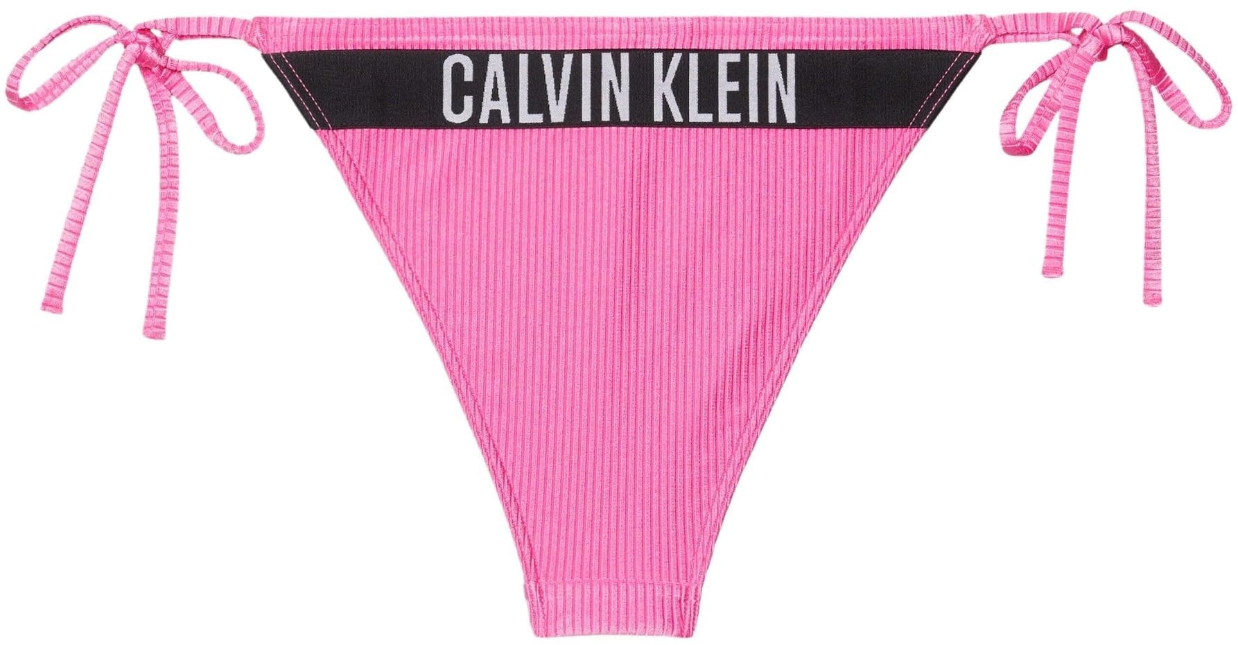 Calvin Klein Women's String Side Tie, Bold Pink, XL